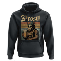Oktoberfest Bigfoot Hoodie Vintage German Sasquatch Drinking Prost Lederhose - Wonder Print Shop