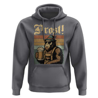 Oktoberfest Bigfoot Hoodie Vintage German Sasquatch Drinking Prost Lederhose - Wonder Print Shop