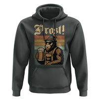 Oktoberfest Bigfoot Hoodie Vintage German Sasquatch Drinking Prost Lederhose - Wonder Print Shop