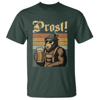 Oktoberfest Bigfoot T Shirt Vintage German Sasquatch Drinking Prost Lederhose - Wonder Print Shop
