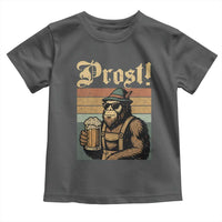 Oktoberfest Bigfoot Toddler T Shirt Vintage German Sasquatch Drinking Prost Lederhose - Wonder Print Shop