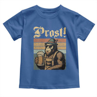 Oktoberfest Bigfoot Toddler T Shirt Vintage German Sasquatch Drinking Prost Lederhose - Wonder Print Shop
