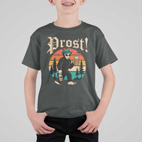 Oktoberfest Bigfoot Alien Beer T Shirt For Kid Retro German Sasquatch Beer - Wonder Print Shop