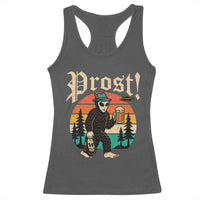 Oktoberfest Bigfoot Alien Beer Racerback Tank Top Retro German Sasquatch Beer - Wonder Print Shop