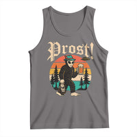 Oktoberfest Bigfoot Alien Beer Tank Top Retro German Sasquatch Beer - Wonder Print Shop