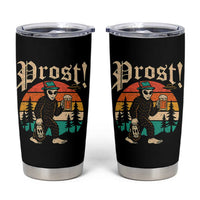 Oktoberfest Bigfoot Alien Beer Tumbler Cup Retro German Sasquatch Beer - Wonder Print Shop