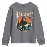 Oktoberfest Bigfoot Alien Beer Youth Sweatshirt Retro German Sasquatch Beer - Wonder Print Shop