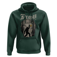 Oktoberfest Bigfoot Hoodie Vintage Forest Sasquatch Drinking Prost - Wonder Print Shop