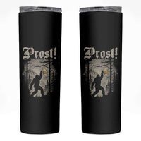 Oktoberfest Bigfoot Skinny Tumbler Vintage Forest Sasquatch Drinking Prost - Wonder Print Shop