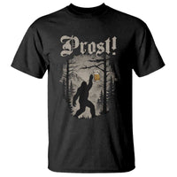 Oktoberfest Bigfoot T Shirt Vintage Forest Sasquatch Drinking Prost - Wonder Print Shop