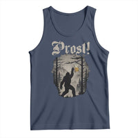 Oktoberfest Bigfoot Tank Top Vintage Forest Sasquatch Drinking Prost - Wonder Print Shop