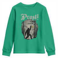 Oktoberfest Bigfoot Youth Sweatshirt Vintage Forest Sasquatch Drinking Prost - Wonder Print Shop