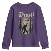 Oktoberfest Bigfoot Youth Sweatshirt Vintage Forest Sasquatch Drinking Prost - Wonder Print Shop