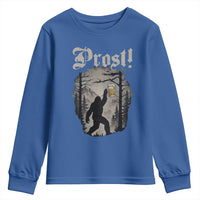 Oktoberfest Bigfoot Youth Sweatshirt Vintage Forest Sasquatch Drinking Prost - Wonder Print Shop