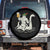Funny Bigfoot Loch Ness Monster Oktoberfest Spare Tire Cover German Oktoberfest Sasquatch Drinking - Wonder Print Shop