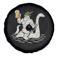 Funny Bigfoot Loch Ness Monster Oktoberfest Spare Tire Cover German Oktoberfest Sasquatch Drinking - Wonder Print Shop