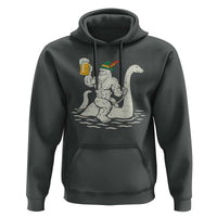 Funny Bigfoot Loch Ness Monster Oktoberfest Hoodie German Oktoberfest Sasquatch Drinking - Wonder Print Shop