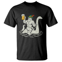 Funny Bigfoot Loch Ness Monster Oktoberfest T Shirt German Oktoberfest Sasquatch Drinking - Wonder Print Shop