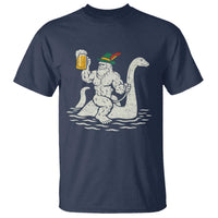 Funny Bigfoot Loch Ness Monster Oktoberfest T Shirt German Oktoberfest Sasquatch Drinking - Wonder Print Shop