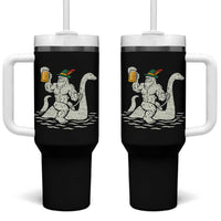 Funny Bigfoot Loch Ness Monster Oktoberfest Tumbler With Handle German Oktoberfest Sasquatch Drinking - Wonder Print Shop