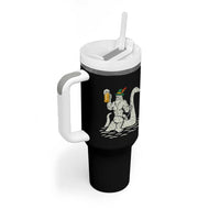 Funny Bigfoot Loch Ness Monster Oktoberfest Tumbler With Handle German Oktoberfest Sasquatch Drinking - Wonder Print Shop