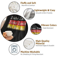 Zicke Zacke Hoi Oktoberfest Throw Blanket Vintage German Flag - Wonder Print Shop