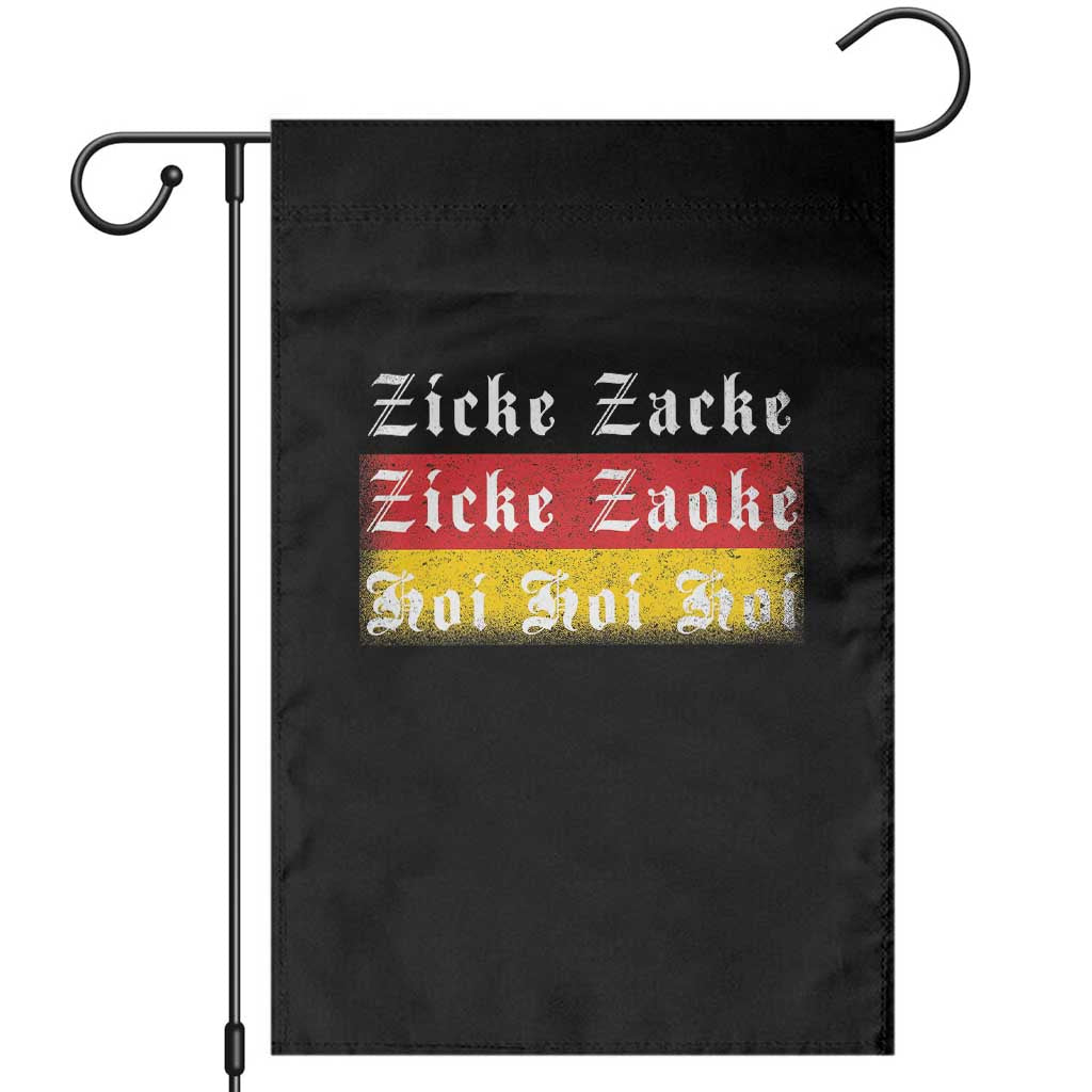 Zicke Zacke Hoi Oktoberfest Garden Flag Vintage German Flag - Wonder Print Shop