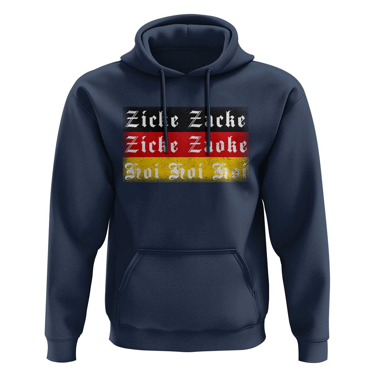 Zicke Zacke Hoi Oktoberfest Hoodie Vintage German Flag - Wonder Print Shop
