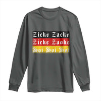 Zicke Zacke Hoi Oktoberfest Long Sleeve Shirt Vintage German Flag - Wonder Print Shop
