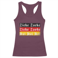 Zicke Zacke Hoi Oktoberfest Racerback Tank Top Vintage German Flag - Wonder Print Shop