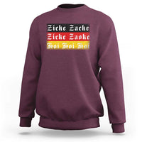 Zicke Zacke Hoi Oktoberfest Sweatshirt Vintage German Flag - Wonder Print Shop