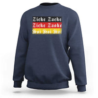 Zicke Zacke Hoi Oktoberfest Sweatshirt Vintage German Flag - Wonder Print Shop