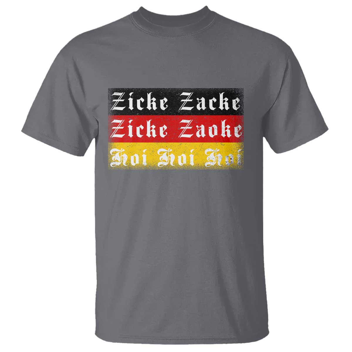 Zicke Zacke Hoi Oktoberfest T Shirt Vintage German Flag - Wonder Print Shop