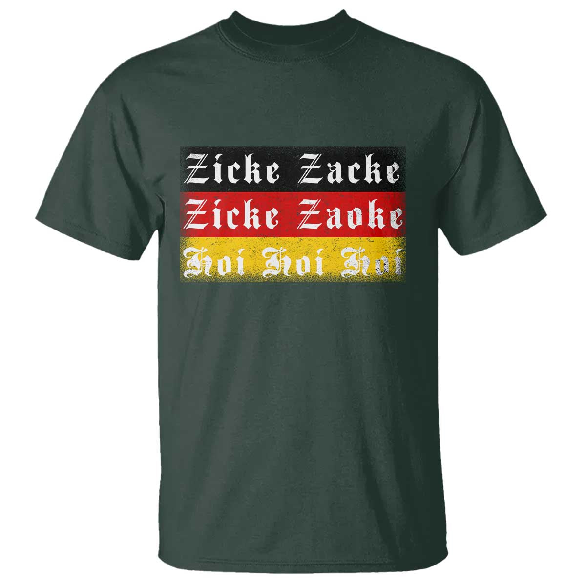 Zicke Zacke Hoi Oktoberfest T Shirt Vintage German Flag - Wonder Print Shop