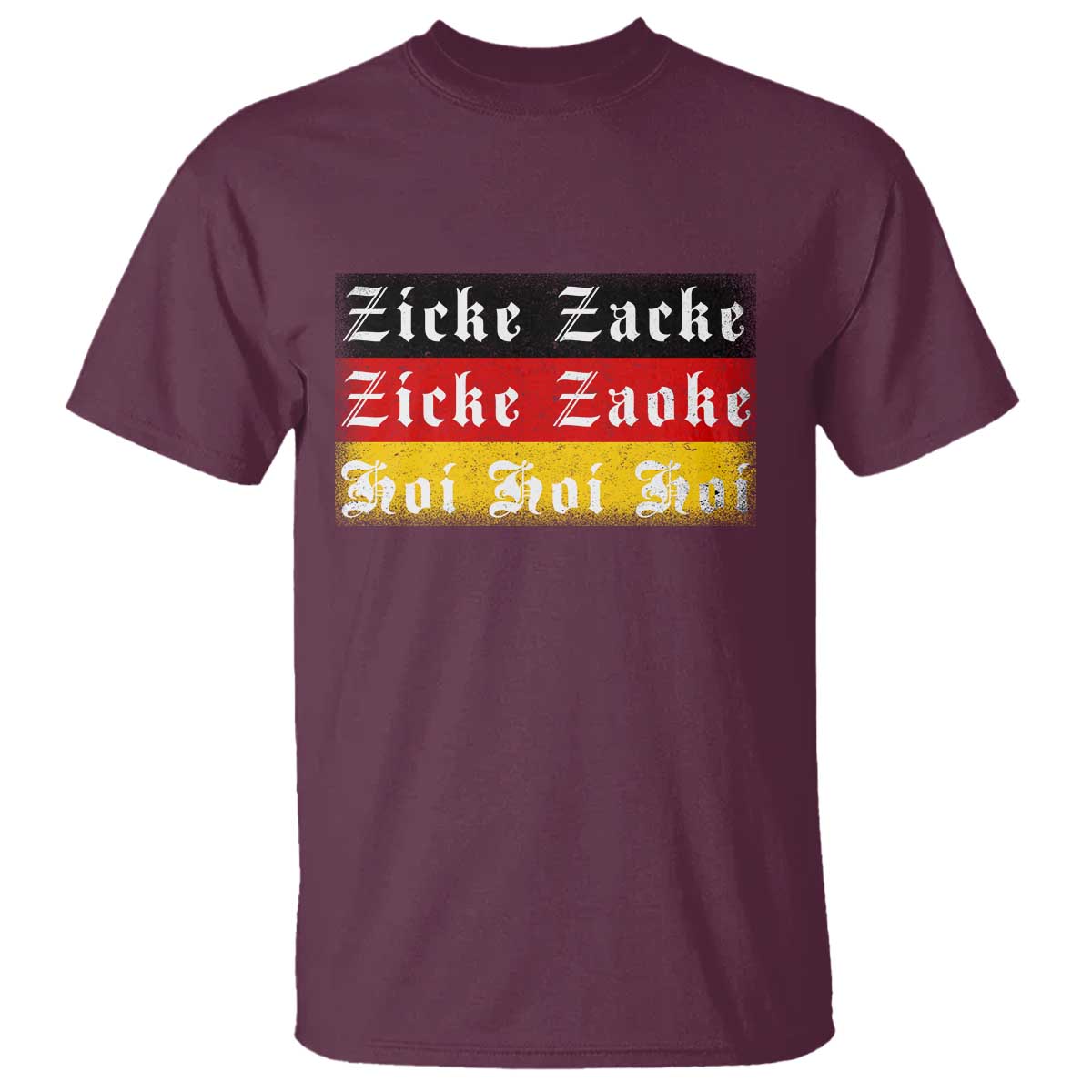 Zicke Zacke Hoi Oktoberfest T Shirt Vintage German Flag - Wonder Print Shop