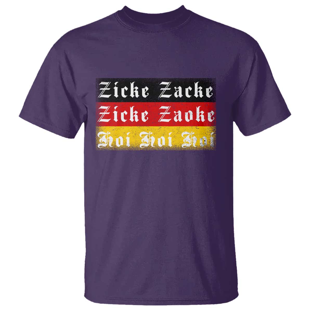 Zicke Zacke Hoi Oktoberfest T Shirt Vintage German Flag - Wonder Print Shop