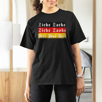 Zicke Zacke Hoi Oktoberfest T Shirt For Women Vintage German Flag - Wonder Print Shop
