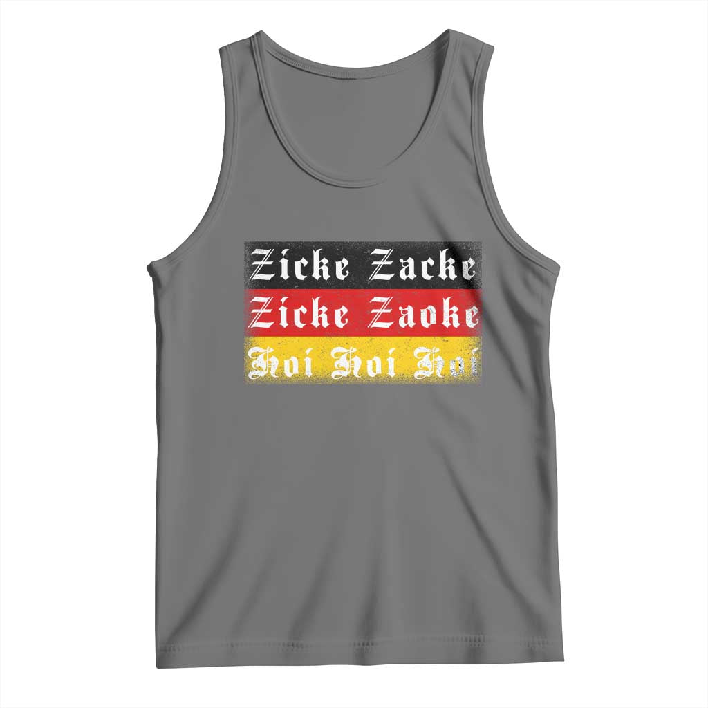 Zicke Zacke Hoi Oktoberfest Tank Top Vintage German Flag - Wonder Print Shop