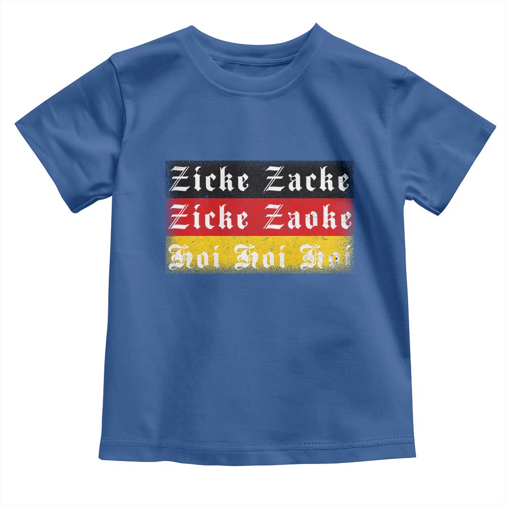 Zicke Zacke Hoi Oktoberfest Toddler T Shirt Vintage German Flag - Wonder Print Shop