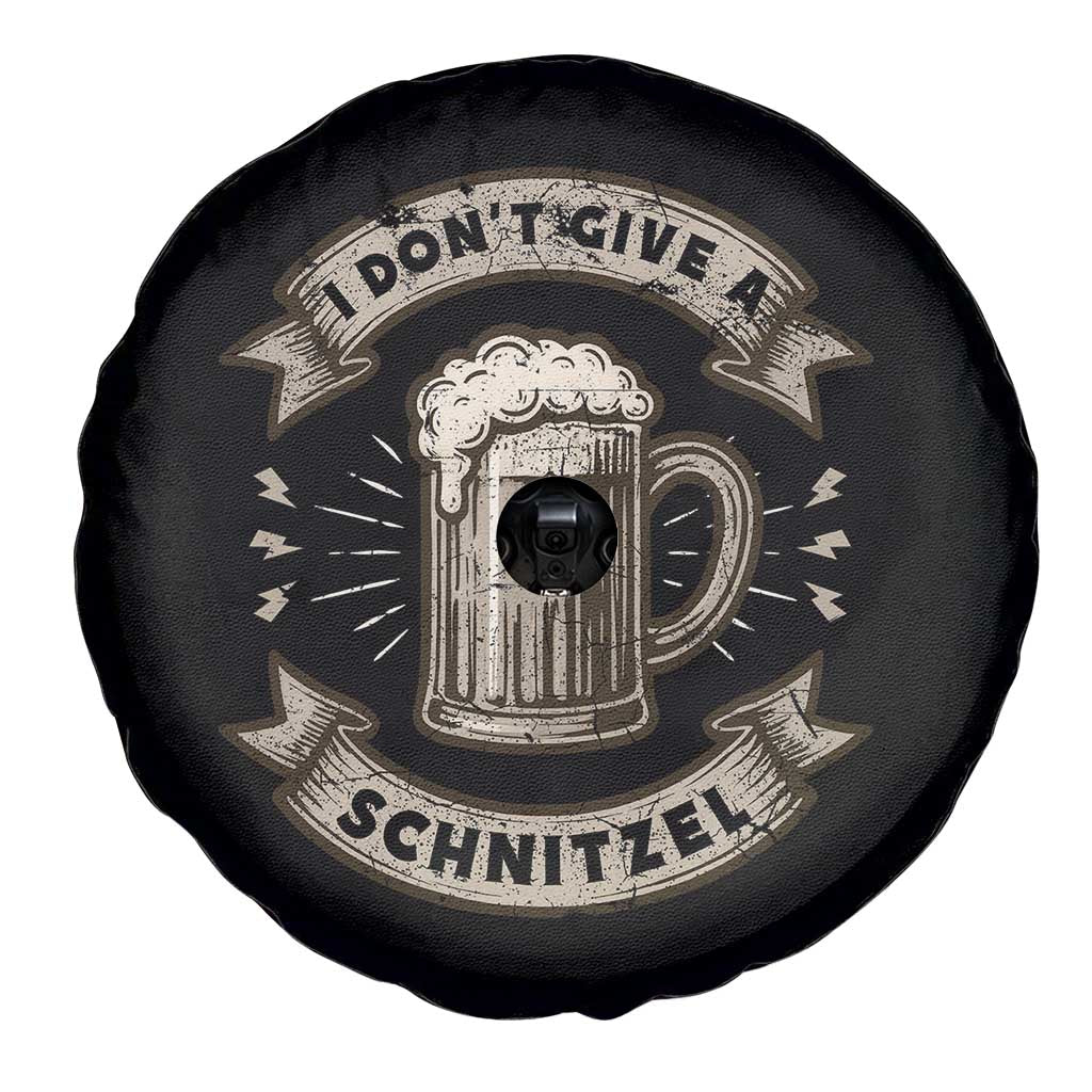 Funny Oktoberfest Spare Tire Cover I Dont Give A Schnitzel German Beer Wurst - Wonder Print Shop