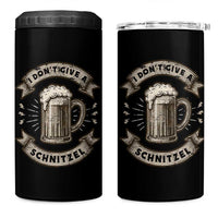 Funny Oktoberfest 4 in 1 Can Cooler Tumbler I Dont Give A Schnitzel German Beer Wurst - Wonder Print Shop