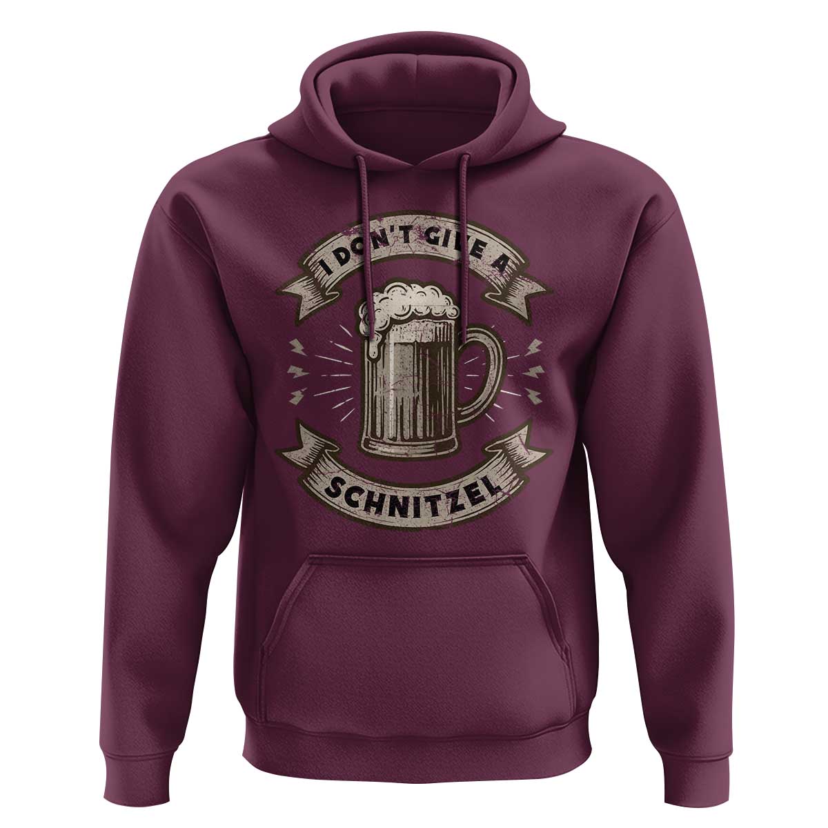 Funny Oktoberfest Hoodie I Dont Give A Schnitzel German Beer Wurst - Wonder Print Shop