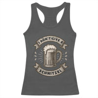 Funny Oktoberfest Racerback Tank Top I Dont Give A Schnitzel German Beer Wurst - Wonder Print Shop