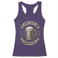 Funny Oktoberfest Racerback Tank Top I Dont Give A Schnitzel German Beer Wurst - Wonder Print Shop