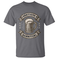 Funny Oktoberfest T Shirt I Dont Give A Schnitzel German Beer Wurst - Wonder Print Shop