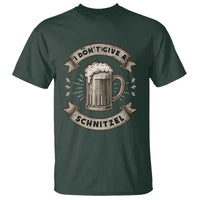 Funny Oktoberfest T Shirt I Dont Give A Schnitzel German Beer Wurst - Wonder Print Shop
