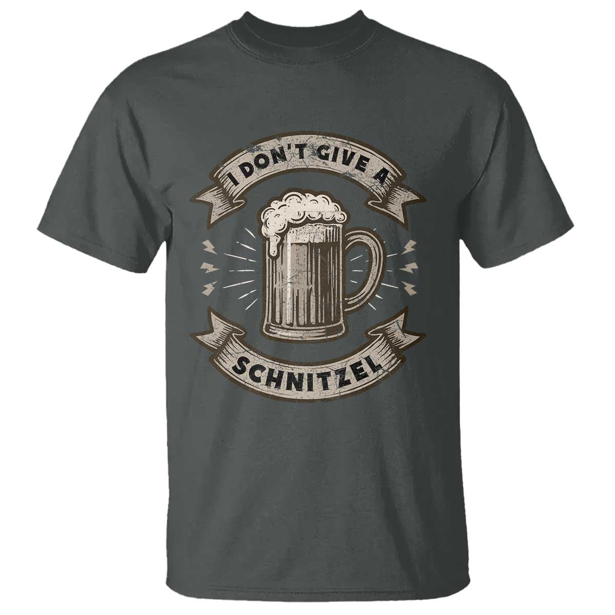 Funny Oktoberfest T Shirt I Dont Give A Schnitzel German Beer Wurst - Wonder Print Shop