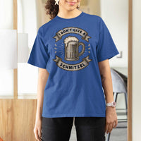 Funny Oktoberfest T Shirt For Women I Dont Give A Schnitzel German Beer Wurst - Wonder Print Shop