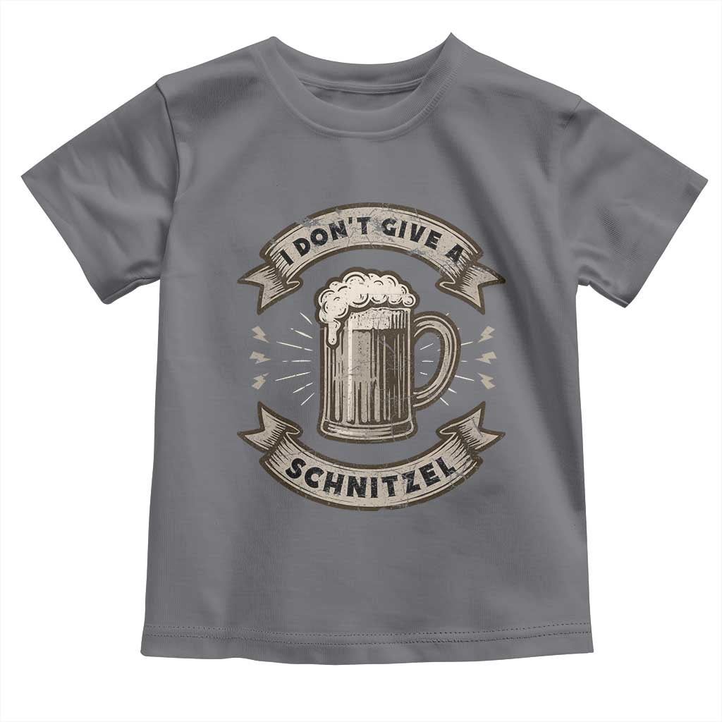Funny Oktoberfest Toddler T Shirt I Dont Give A Schnitzel German Beer Wurst - Wonder Print Shop
