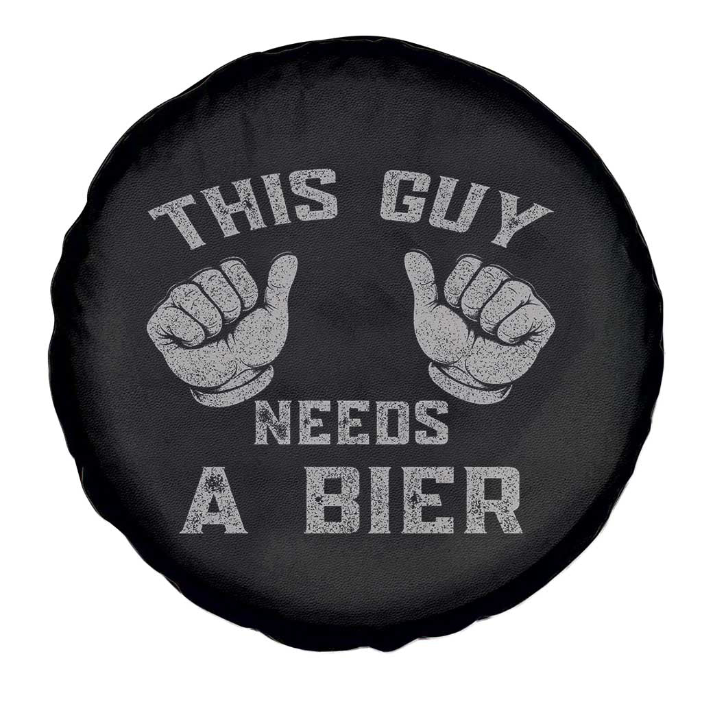 This Guy Needs A Bier Oktoberfest Spare Tire Cover Funny Mens Drinking Gift - Wonder Print Shop